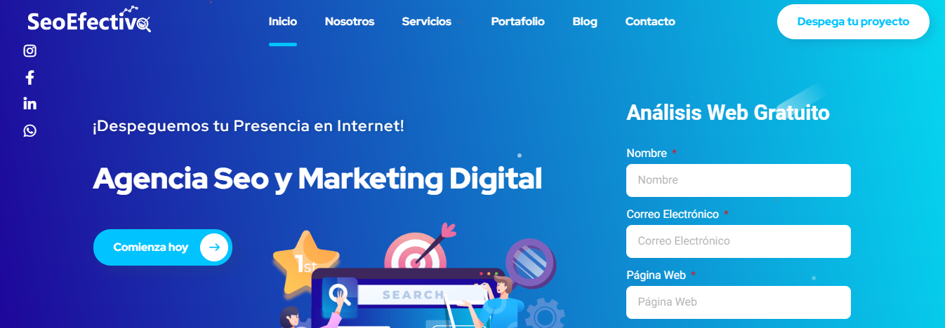 pagina web seo efectivo
