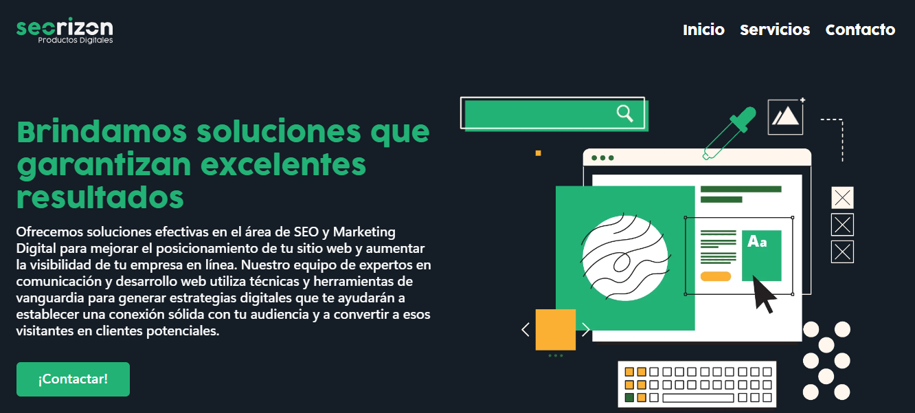 pagina web seorizon