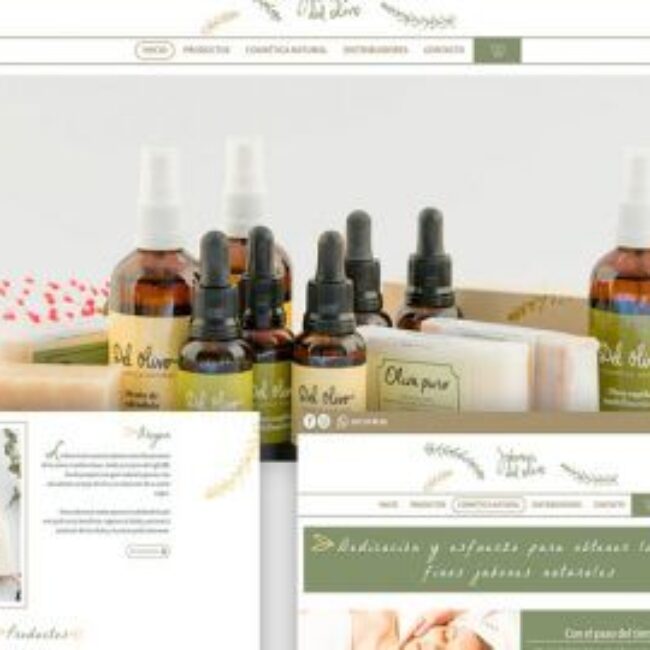 Diseño web Jabones del Olivo