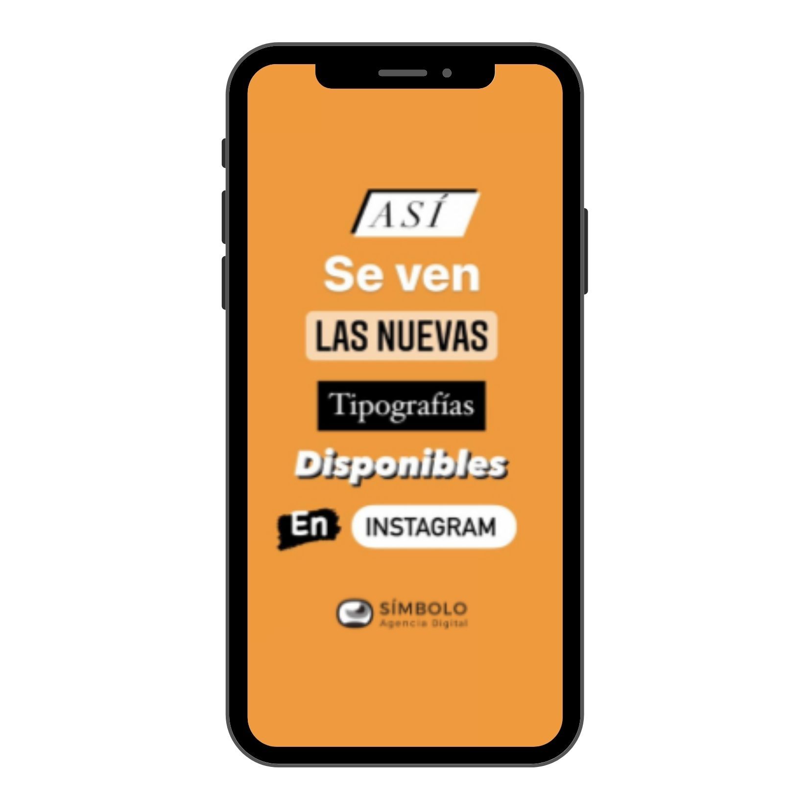 tipografias de instagram