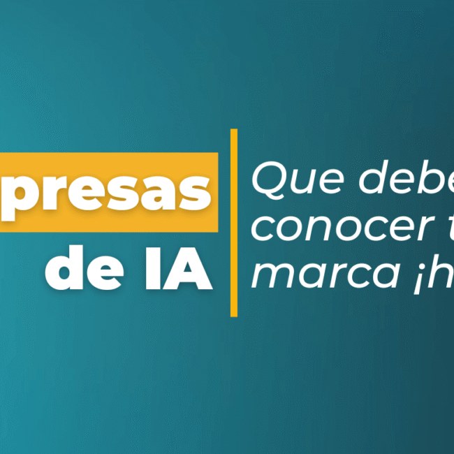 Las 10 Empresas de inteligencia artificial que debes conocer