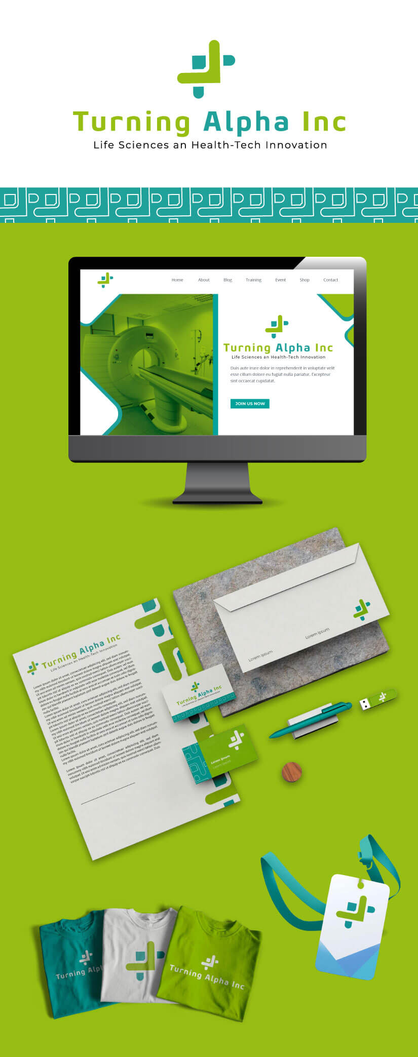 branding logo marca turning alpha