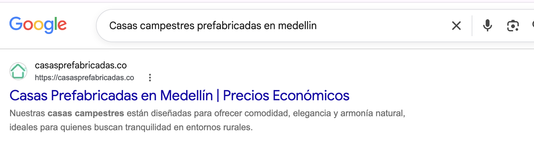 casas prefabricadas posicionamiento seo