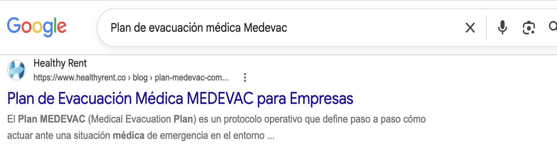 healthy rent posicionamiento seo